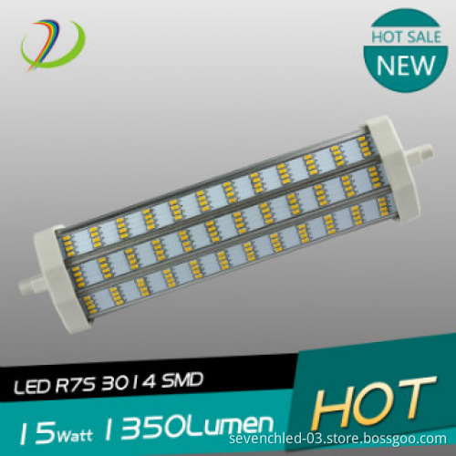 high lumen r7s 15w189mm 3014 LED chips CE&ROHS r7s 189mm
